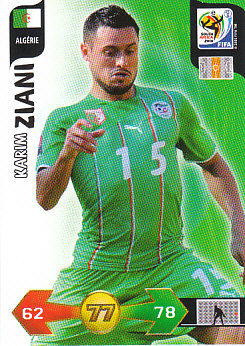Karim Ziani Algeria Panini 2010 World Cup #2